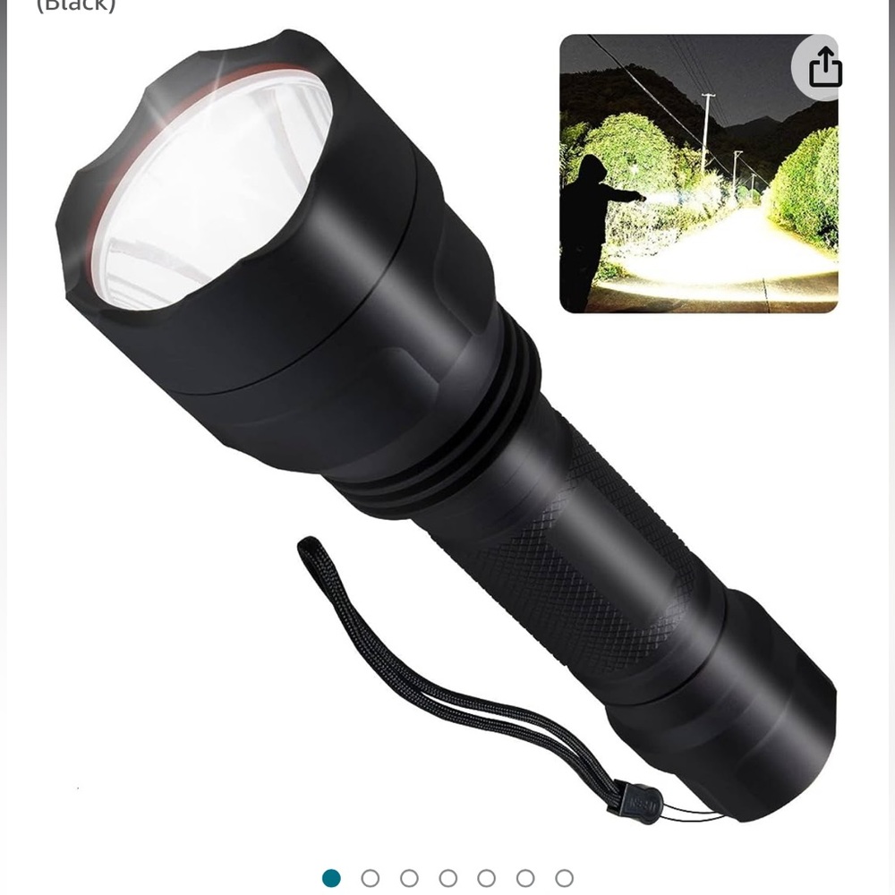 Rechargeable LED Flashlights High Lumens, 6000 Lumens